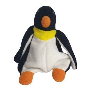 Vintage Ty WADDLE The Penguin Teenie Beanie Babies 5" Plush 1993 Stuffed Toy